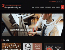 Tablet Screenshot of leopoldomiguez.com.br